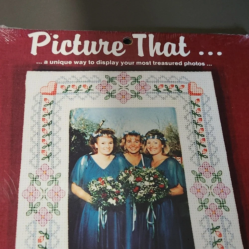 New Berlin Victorian Sampler Picture That‎ Cross Stitch Kit Magnetic Easel 2168